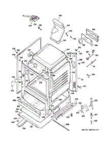 03 - Body Parts parts for Ge Range JGB281MER3BS from AppliancePartsPros.com