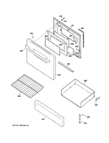 03 - Door & Drawer Parts parts for Ge Range JBS15M2BB from AppliancePartsPros.com