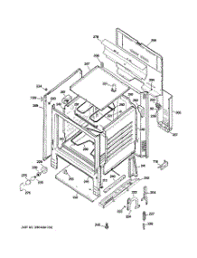 02 - Body Parts parts for Ge Range JBS07M2BB from AppliancePartsPros.com