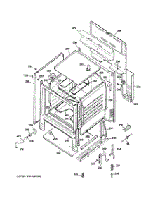 02 - Body Parts parts for Ge Range JBS27DM2BB from AppliancePartsPros.com