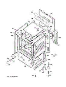 02 - Body Parts parts for Ge Range JBS03BM2WH from AppliancePartsPros.com