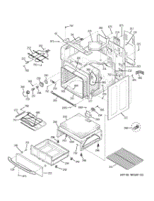 03 - Body Parts parts for Ge Range JB640MR3BS from AppliancePartsPros.com