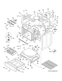 03 - Body Parts parts for Ge Range JB680DP3BB from AppliancePartsPros.com