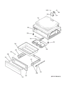 04 - Warming Drawer parts for Ge Range JB840DP3BB from AppliancePartsPros.com