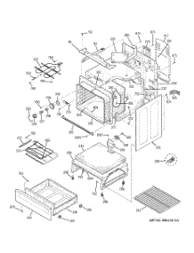 03 - Body Parts parts for Ge Range JB640DR3WW from AppliancePartsPros.com