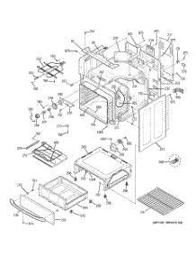 03 - Body Parts parts for Ge Range JBP77SM4SS from AppliancePartsPros.com