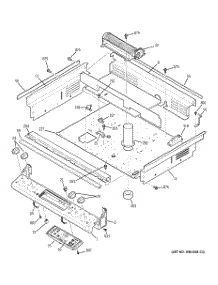06 - Control Panel & Cooling Fan parts for Ge Range JGSP28DEN3CC from AppliancePartsPros.com
