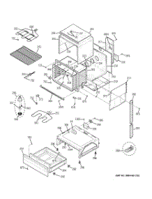 02 - Body Parts parts for Ge Range JSS28DN3BB from AppliancePartsPros.com