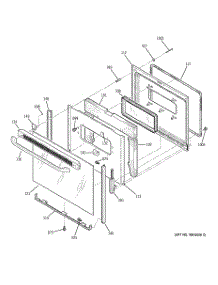 04 - Door parts for Ge Range JBP23DR1CC from AppliancePartsPros.com