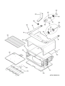 03 - Upper Oven parts for Ge Range JB870DR1BB from AppliancePartsPros.com