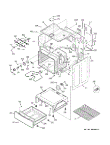 03 - Body Parts parts for Ge Range JBP23SP2SS from AppliancePartsPros.com