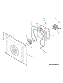 07 - Convection Fan parts for Ge Range PB910TP2WW from AppliancePartsPros.com