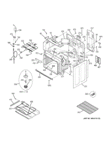 03 - Body Parts parts for Ge Range PB920TP2WW from AppliancePartsPros.com