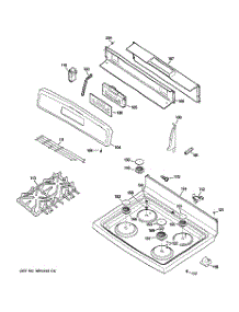 02 - Control Panel & Cooktop parts for Ge Range JGB295SER1SS from AppliancePartsPros.com