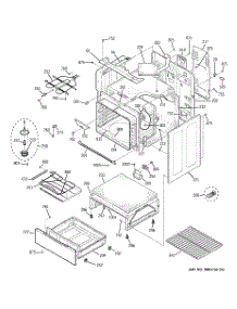 03 - Body Parts parts for Ge Range JB740SP2SS from AppliancePartsPros.com