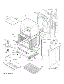 04 - Lower Oven parts for Ge Range JB855SP2SS from AppliancePartsPros.com