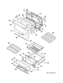 04 - Door & Drawer Parts parts for Ge Range CGS980SEM6SS from AppliancePartsPros.com