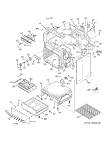 03 - Body Parts parts for Ge Range JB700SN2SS from AppliancePartsPros.com