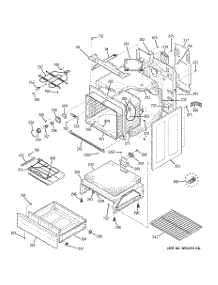 03 - Body Parts parts for Ge Range JB3000R2BB from AppliancePartsPros.com