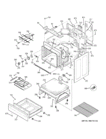 03 - Body Parts parts for Ge Range JB640DR2BB from AppliancePartsPros.com