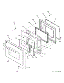 04 - Door parts for Ge Range JBP35SM2SS from AppliancePartsPros.com