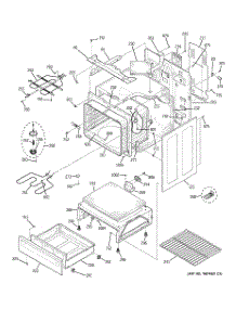 03 - Body Parts parts for Ge Range JB670SP2SS from AppliancePartsPros.com