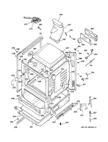 03 - Body Parts parts for Ge Range JGB281DER1CC from AppliancePartsPros.com