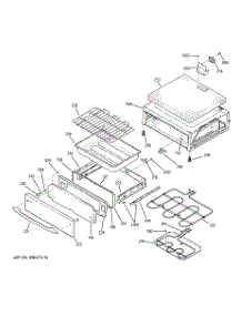 04 - Warming Drawer parts for Ge Range PCB969DP3WW from AppliancePartsPros.com
