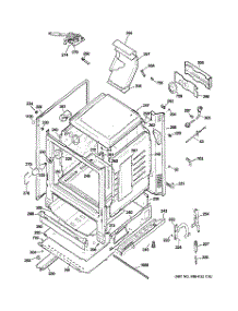 03 - Body Parts parts for Ge Range JGB281MER1BS from AppliancePartsPros.com