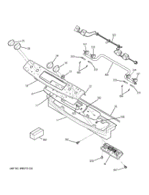 02 - Control Panel parts for Ge Range PGS908SEP2SS from AppliancePartsPros.com