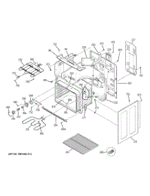 03 - Body Parts parts for Ge Range PB900TP2WW from AppliancePartsPros.com