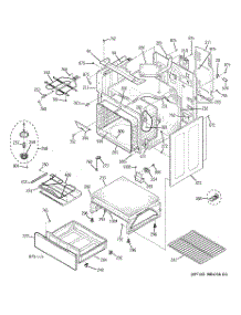 03 - Body Parts parts for Ge Range JB740SP3SS from AppliancePartsPros.com