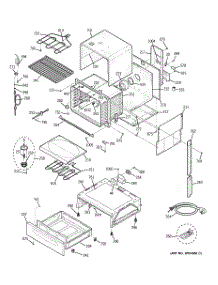 03 - Body Parts parts for Ge Range PCS968DP2WW from AppliancePartsPros.com