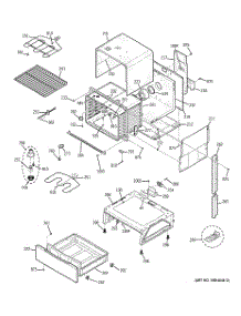 03 - Body Parts parts for Ge Range JSP42SN3SS from AppliancePartsPros.com