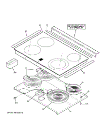 02 - Cooktop parts for Ge Range PD900DP2WW from AppliancePartsPros.com