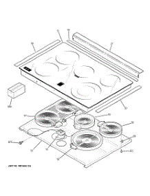 02 - Cooktop parts for Ge Range PD968DP2BB from AppliancePartsPros.com