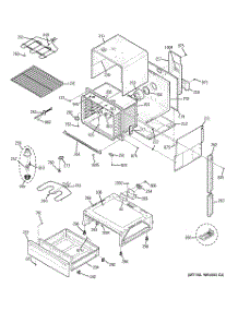 03 - Body Parts parts for Ge Range PS900DP2WW from AppliancePartsPros.com