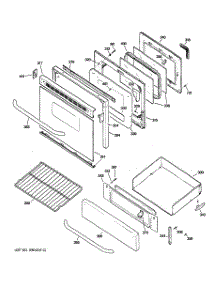 04 - Door & Drawer Parts parts for Ge Range JGBP33SEM6SS from AppliancePartsPros.com