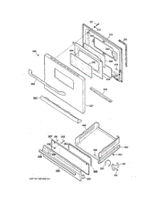 04 - Door & Drawer Parts parts for Ge Range JGBS07SEP1SA from AppliancePartsPros.com