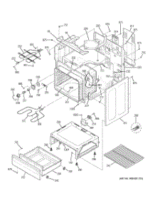 03 - Body Parts parts for Ge Range JB660DP1WW from AppliancePartsPros.com