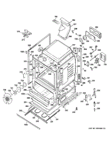03 - Body Parts parts for Ge Range JGB820SEP2SS from AppliancePartsPros.com