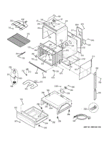 02 - Body Parts parts for Ge Range JCSP38DN2WW from AppliancePartsPros.com
