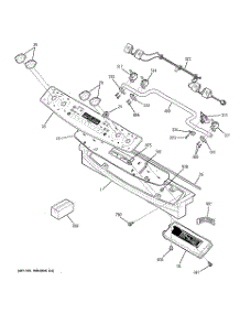 02 - Control Panel parts for Ge Range PGS975SEP1SS from AppliancePartsPros.com