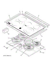 02 - Cooktop parts for Ge Range PS905TP1WW from AppliancePartsPros.com