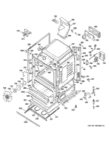 03 - Body Parts parts for Ge Range JGB820DEP1WW from AppliancePartsPros.com