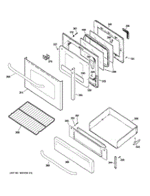 04 - Door & Drawer Parts parts for Ge Range EGR3001EP1SS from AppliancePartsPros.com