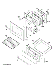 04 - Door & Drawer Parts parts for Ge Range JGB820SEP1SS from AppliancePartsPros.com
