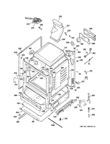 03 - Body Parts parts for Ge Range JGB400DEP1BB from AppliancePartsPros.com
