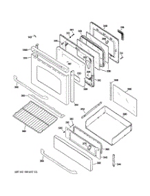 04 - Door & Drawer Parts parts for Ge Range JGBP85SEM4SS from AppliancePartsPros.com