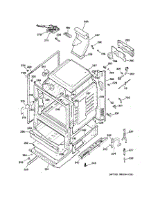03 - Body Parts parts for Ge Range JGBP36SEM4SS from AppliancePartsPros.com